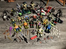 Grande lotto di tartarughe ninja mutanti adolescenti e accessori