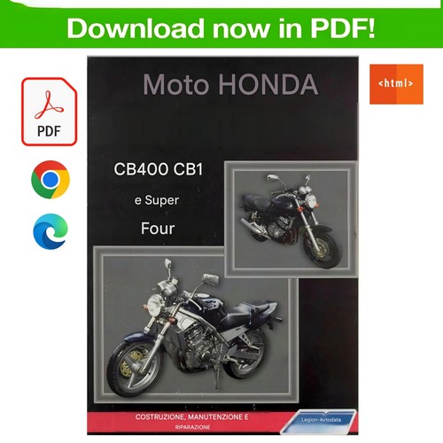 Manuale officina honda cb400 - manuale,