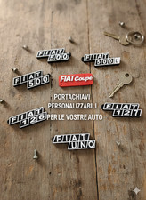 Portachiavi FIAT d’epoca vari modelli - 3D stampati artigianali - con anello