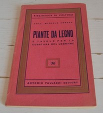 MICHELE ABBADO PIANTE DA LEGNO E TAVOLE PER LA CUBATURA DEL LEGNAME VALLARDI