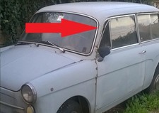 parabrezza Autobianchi Bianchina trasformabile Berlina e Panoramica con cornice 