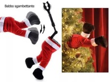 GAMBE BABBO NATALE DECORAZIONE