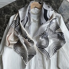 Sciarpa avvolgente seta twill