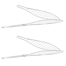 2x Acciaio Inox BBQ Griglia da