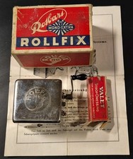 ROLLFIX ROTBART MOND EXTRA affila lamette Rasoio di sicurezza Vintage Germany