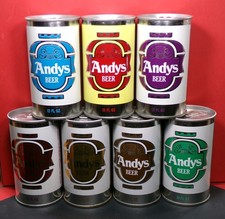 Lot of 7 Andy's Beer 12 oz