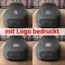 Indoor Telo Auto Grigio Logo