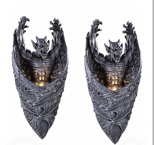 Lampada gotica gargoyle - lampada,