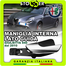 MANIGLIA INTERNA ANTERIORE LATO GUIDA APRI PORTA ALFA ROMEO GIULIETTA SATINATA