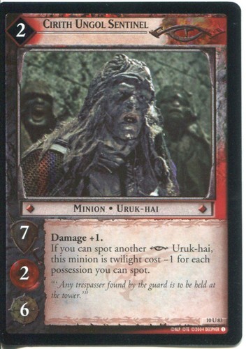 Lord the rings ccg - of, foil