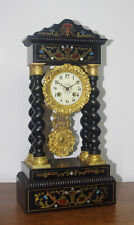 Orologio francese a colonna - legno - seconda metà XIX secolo