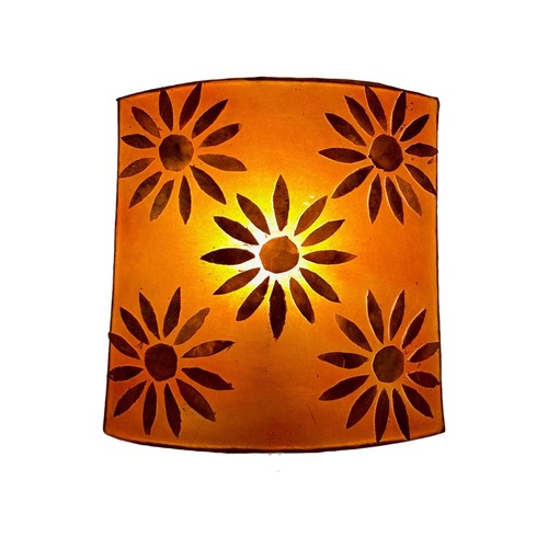 Applique etnica arancione con