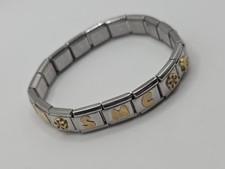 Nomination Italian Charm Stainless Steel Bracelet With 11 Charms - Mickey, Heart