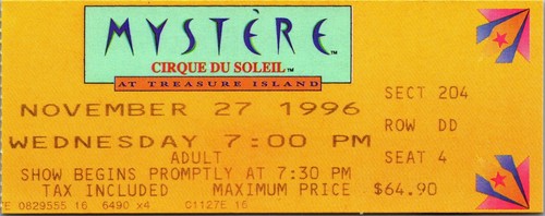 Biglietto mystère cirque - biglietto,