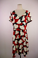 MOSCHINO BOUTIQUE ABITO VESTITO DONNA TG 48 DRESS WOMAN ITALY CUORI CERNIERA