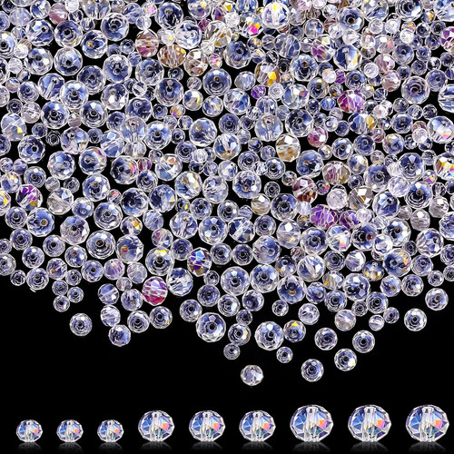 1000 pezzi perline vetro - pezzi,