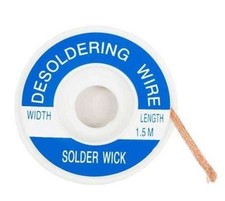 Treccia dissaldante autodecapante 2 mm in rame confezione 1,5 mt