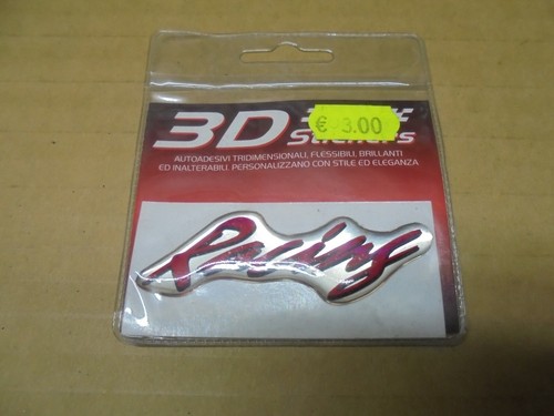 Adesivo stickers racing - adesivo, 3d