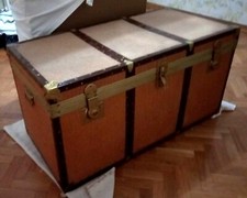 Vintage modernariato baule da