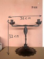 Porta candele Vintage , candeliere in ferro Antico Soprammobile Arredo Cucina