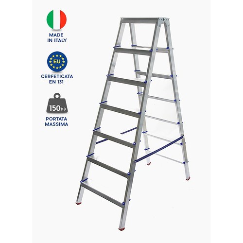 Scala alluminio gradini - scala,
