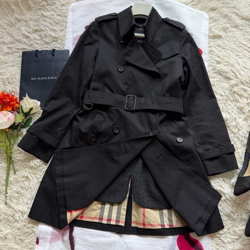 Cappotto nero burberry london - burberry,