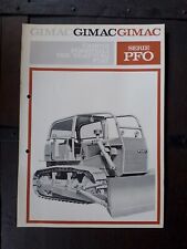 CABINE FIAT TRATTORI CINGOLI EPOCA FORESTALI pubblicitario PROSPEKT OPUSCOLO 