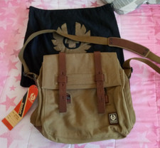 Belstaff Bag-L.M. 1970-MILITARY GREEN-Colonial Messenger Bag-RARE-MALENOTTI-