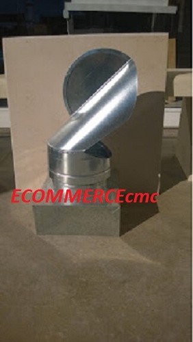Fumaiolo quadrato zincato