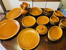 VINCENZO DEL MONACO Grottaglie Servizio 6 persone ceramica a colaggio 37 pezzi