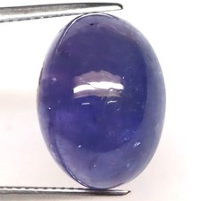 Tanzanite cabochon ovale - tanzanite, en