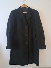 CROMBIE COAT UK 42 lana grigio