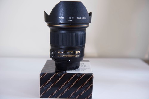 Nikon nikkor 20mm - 20mm, f/1.8g