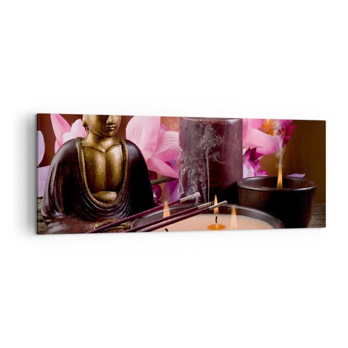 Quadro tela 140x50cm buddha - su,