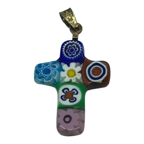 Vtg cross pendant - cross,