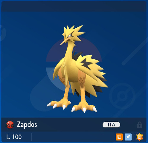 Zapdos galar shiny o - zapdos,