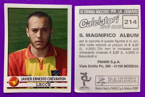 Javier chevanton lecce - javier, e.
