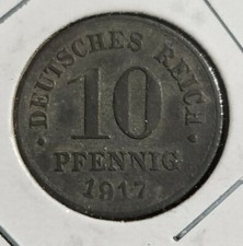 1917 Germania 10 Pfennig