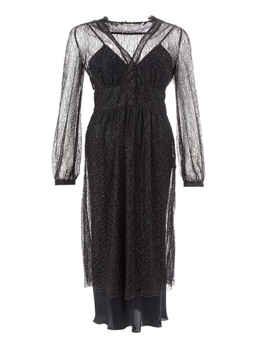 Abito lungo tulle con - abito,