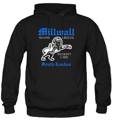 Felpa con cappuccio millwall - con,