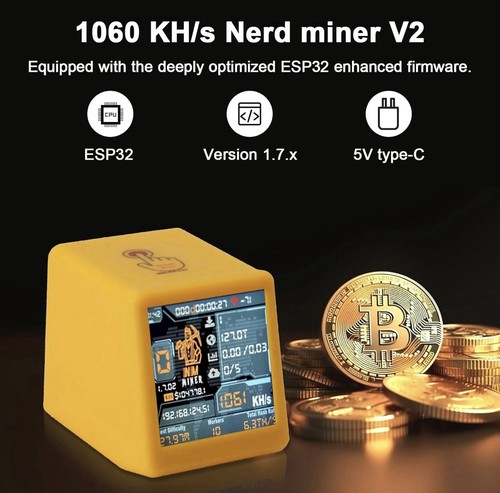 Nerdminer bitcoin miner - nerdminer, v2