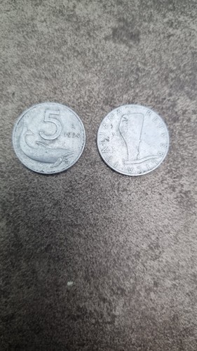 Moneta rara lire del - rara, 5
