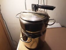 PENTOLA A PRESSIONE AETERNUM 18-10 MADE IN ITALY COMPLETA COME IN FOTO IN OTTIMO