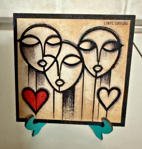 Quadro decorativo legno - quadro, in
