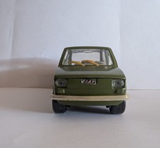POLITOYS Fiat 126 (Serie S 17)  verde  modellino auto scala  1/25