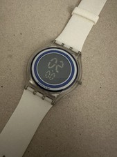 Very Rare Swatch 2003 Skin Beat Watch “Cyber Zone” SIK113 Working Order Orologio