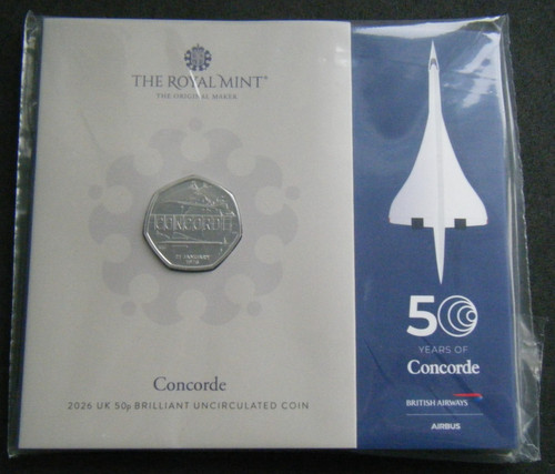 2026 anni concorde 50p - anni, di