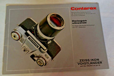 #A0228 -Zeiss Ikon Contarex brochure depliant fotocamera e obiettivi HOLOGON,
