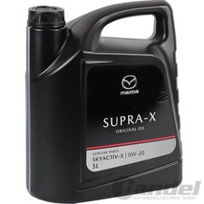 5 LITRI OLIO MOTORE ORIGINALE MAZDA SUPRA-X 0W-20 per MOTORI BENZINA SKYACTIV 0W20 OIL