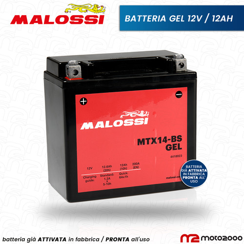Batteria gel attivata - batteria, malossi